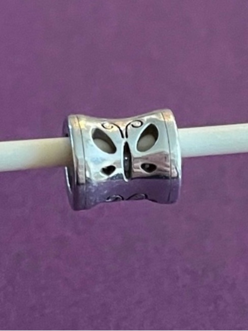 🦋 Brighton Silver Cutout Butterfly Bead/Spacer - only 1 left!